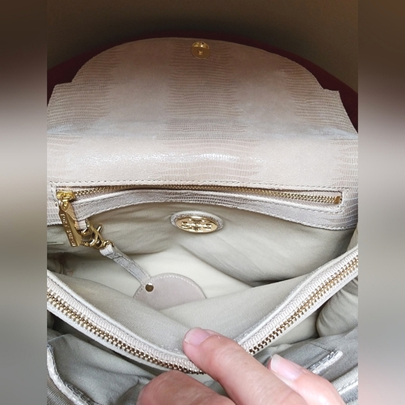 Vintage Tory Burch Lizard Embossed Leather Bag - Picture 9 of 12